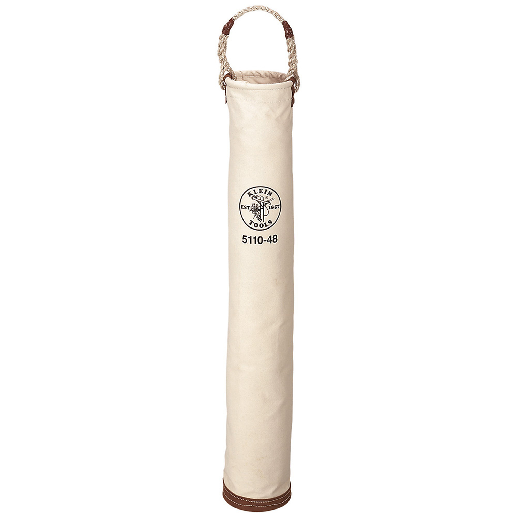 Klein Tools Line-Hose Bag — Heavy-Duty Canvas, Model# 5110-48